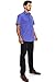 Men's Regular-Fit Solid Color Short Sleeve Dress Shirt, FRENCHBLUE Shirts (XL)