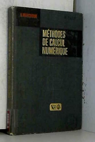 Download Méthodes de calcul numérique (Traduit du russe) PDF