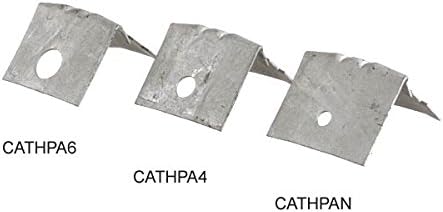 Erico Caddy, Angle bracket with 1/4” Threaded Rod Mounting Hole, Material: Pregalvanized Steel, Dimensions: 1.4”H x 1.4”W x 1.25”D, Qty: 1