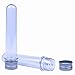 JPSOR 15pcs 155x30mm (90ml) Clear Plastic Test Tubes with Screw Caps and 1 Test Tube Brush for Scientific Experiments, Party, Decorate The House, Candy Storage