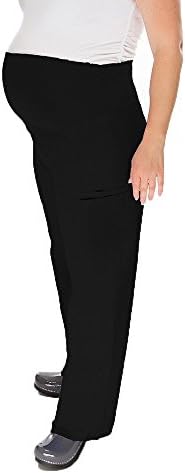 allheart Basics Women's Maternity Pant Medium Black