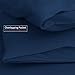 Nestl Pillowcases for Kids - Navy Blue Double Brushed Microfiber Toddler Pillow Cover - Machine Washable - Toddler Pillowcase 14 x 19-1800 Series Premium Pillow Case Set of 2
