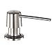 Korlon Stainless Steel Built in Pump Kitchen Sink Dish Soap Dispenser - Large Capacity 17 OZ Bottle - 3.15 Inch Threaded Tube for Thick Deck Installation