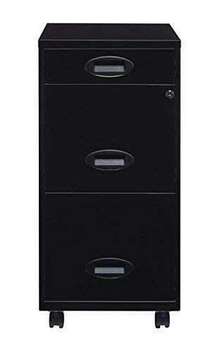 Lorell LLR17427 SOHO Mobile Cabinet, Black (Renewed) - Thumbnail 5