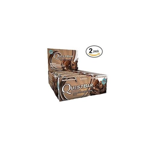 Quest Protein Bars Bundle, Double Chocolate Chunk, 12 Count Box, 2 Pack image