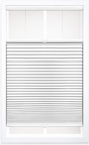 DEZ FURNISHINGS Cordless 1.5" Blackout Top Down Bottom Up Cellular Shade, 69.5"…