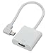 HDMIHOME Right Angled 90 degree Mini DisplayPort DP to HDMI Female Cable Adapter White Color 20cm for Macbook and ATI