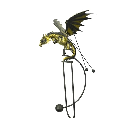 Red Carpet Studios Garden Stake Metal Rocker Gardening Yard Art, 51.25" Tall, D…