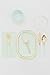 Sugar & Cloth Mint and Gold Plastic Disposable Flatware Set, 36-Piece, Service for 12