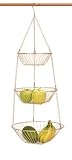 RSVP 3-Tier Hanging Baskets, Copper Wire (Kitchen)