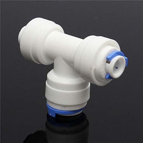 OKIl 3-way Tee Tube Quick Connect Push Fit Reverse Osmosis Pipe