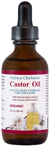 Castor Oil, Organic, 100% Pure, Cold Pressed, Hexane Free by Baar Products. Helps with Conditions for Hair Growth for Eyebrows, Hair, and Eyelashes. Natural Hair Treatment Oil for Women and Men. 2 oz.