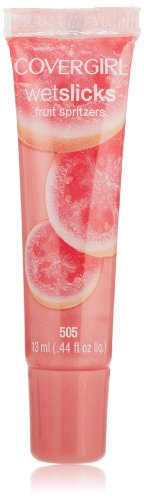 CoverGirl Wetslick Fruit Spritzers, Guava Splash 505, 0.44 Ounce Package