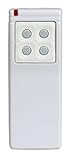 Linear DXS-25 Supervised 5-Button, 8-Channel Handheld Transmitter, White with Green Buttons
