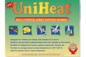 Uniheat 72-hour Heat Pack for Shipping Plants, Live Insects, Reptiles, Tropical Fish (3 Pack)