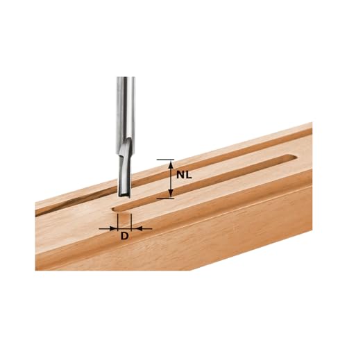 Festool Nutfraeser HW S8 D7/17 - Vollhartmetall Schaftfraeser 7 mm