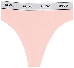 HUGO Women's 3-Pack Repeat Logo Cotton Stretch