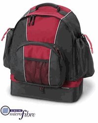 McKenzie Kids Microfiber Highland Satchel Red (Red)