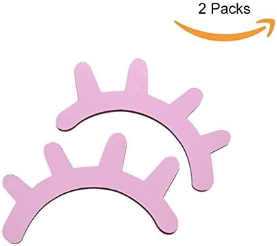 Beser 3D Wood Eyelash Wall Sticker-Set of 2 Monochromatic Sleepy Lashes Mounted Wall Decor Decal DIY Hanging Crafts for for Girls Kids Living Room Bedroom Decoration. (Pink)