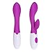 Top sex toy for women masturbation female G spot clitoral multi speed vibrator (Rosy)