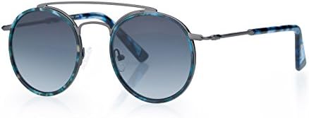 Retro Fashion Sunglasses For Men Women, Metal Frame Flat Coating Lens, FDA Standard UV400