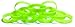 TheAwristocrat 1 Dozen Multi-Pack Glow-in-The-Dark Wristbands Silicone Rubber Bracelets (Light Green Glow-in-The-Dark, Youth (7