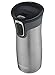 Contigo West Loop Stainless Steel Vacuum-Insulated Travel Mug with Spill-Proof Lid, 16oz 2-Pack, Very Berry & Steel Colors, Keeps Hot to 5h & Cold to 12h