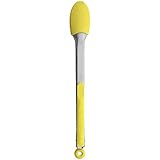 Messermeister Silicone Coated Locking Tong, 12-Inch, Yellow