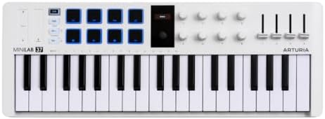 Amazon.com: midiplus X6 mini -Key Controller, white : Musical