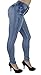 Style G208– Colombian Design, High Waist, Butt Lift, Levanta Cola, Skinny Jeans in M. Blue Size 13