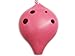 TNG 6 Hole Plastic Alto Ocarina, Pink