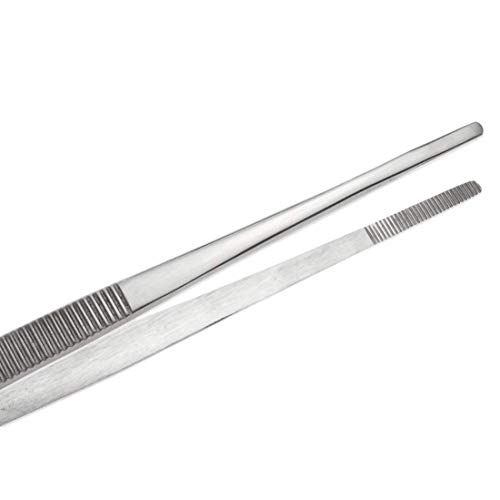 FEITA Extra-Long 15-Inch Tweezer Tongs Stainless Steel - Mega Reptile Feeding Tweezers