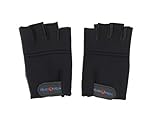 Tite Grip Neoprene Aerial Fitness Gloves for Pole Dance & Weight Training (X-Small/Small, Black)