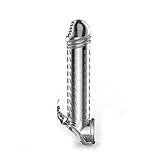 Naladoo Crystal Reusable Delay Condomm Extensionn Sleeves for Men Sex Toys (A)