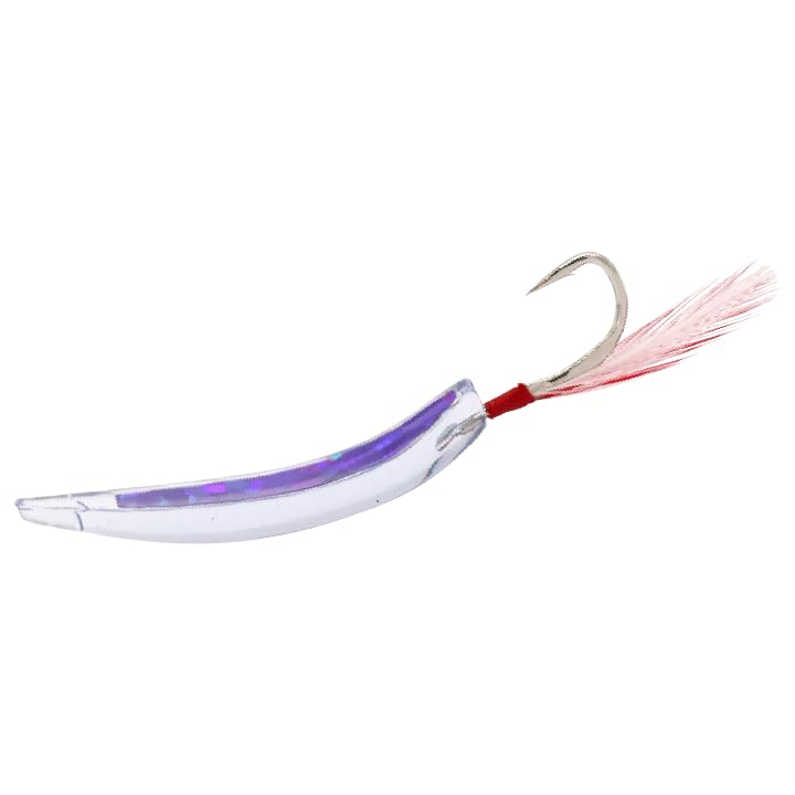 ハヤブサ（Ｈａｙａｂｕｓａ）ＢＳ５１１ショアトローリング フラッシュ弓角 ２本入 ５．ケイムラクリア