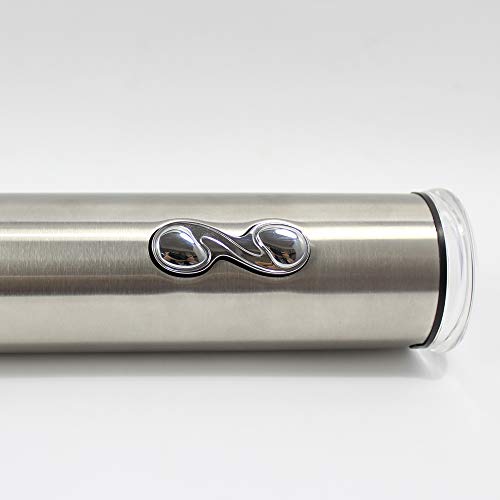 Electronic Wine Bottle Opener, LANBO Stainless Steel Corkscrew with Crystal Cap and Elegant Foil Cutter