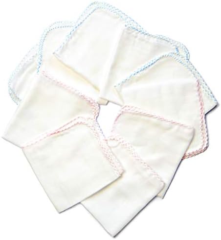 ガーゼハンカチ 赤ちゃん 洗うとふわふわになるガーゼハンカチ ダブルガーゼ ベビー おすすめ ガーゼタオル 10枚セット 30 30cm 綿100