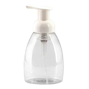 botella de plástico transparente de 250 ml/botella dispensadora de