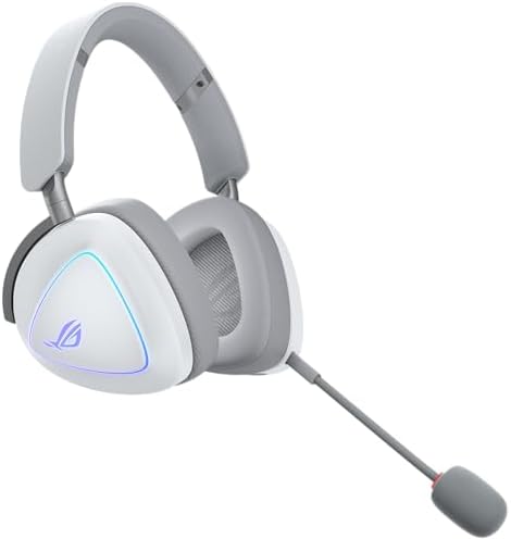 Delta II White kabelloses RGB Gaming Headset