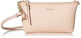 Calvin Klein Hayden Key Item Saffiano Top Zip Chain Crossbody