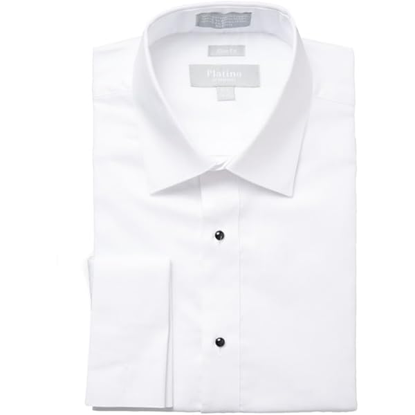 Forsyth of Canada Tailored Fit Non-Iron Long Sleeve Dress Shirt (White, 15.5" Neck 34/35" Sleeve) at Amazon Men's Clothing store: Dress Shirts Forsyth of Canada Tailored Fit Non-Iron Long Sleeve Dress Shirt (White, 15.5" Neck 34/35" Sleeve) at Amazon Men's Clothing store: Dress Shirts