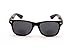 Classic Bifocal Outdoor Reading Sunglasses - Comfortable Stylish Simple Readers Rx Magnification (Black Lens, 2 x)