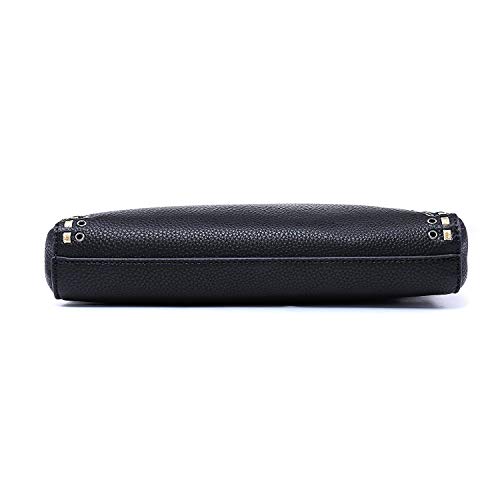 seOSTO Medium Crossbody Bags for Women, Shoulder Bag with Tassel Crossbody Purse Multi Pocket Bags (Black) - Thumbnail 5