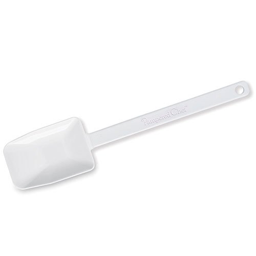 Pampered Chef Small Mix N Scraper In White