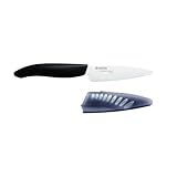 Kyocera Advanced Ceramics Revolution Series 3.7-inch Fruit Knife with Sheath