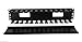 19" 2U Rack Mount Cable Management Unit 12 Slots With Panel Plastic primary