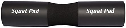 BRAND NEW Squat Pad for Barbell Squats, Hip Thrusts, Lunges - Exercise Barbell Squat Pad - Relieves Muscle Stress - Foam Sponge Pad - Shoulder Support Squat Pad - Fits Olympic Sized Barbells (Black)