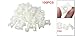 uxcell Cable Tie Mount Wire Buddle Saddle Holder, 4.5mm, 100Pcs, White