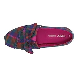 TOMS Women's Alpargata Loafer Flat, Dark Fuchsia