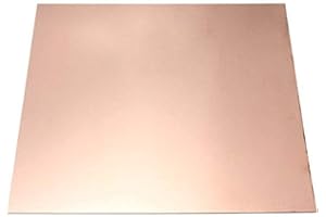 CynKen 1 Pieces 2mmx100mmx100mm 99.9% Pure Copper Sheet Metal Plate About 4"x4"x0.08"